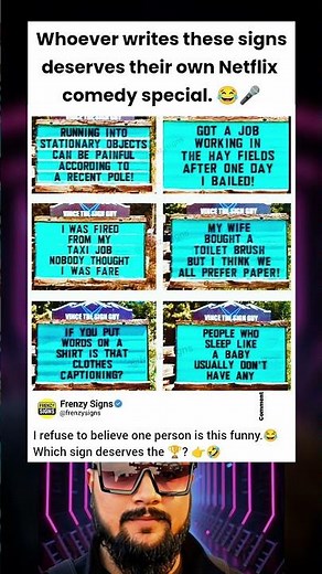 Funny Signs You Can't Read Without Laughing 😂