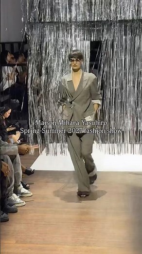 Maison Mihara Yasuhiro 🇯🇵 Spring-Summer 2027 fashion show for Paris Fashion Week