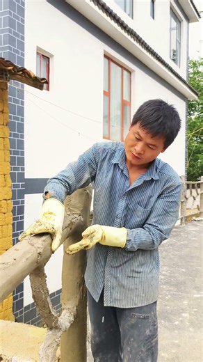 Shaping Concrete Railings: Creating a Natural Wood Look