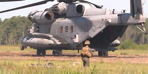 U.S. Marines work with U.S. Navy during the Large Scale Exercise 2023