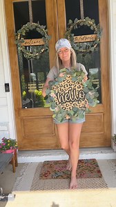 5.8K views · 18 reactions | Cheetah print  porch set that I made...