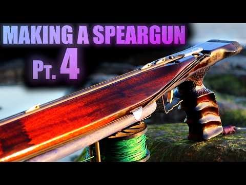 Making A Speargun From Scratch! Part 4: Rigging, Finishing & Final Assembly