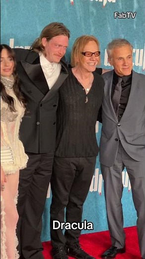 Dracula premiere photo call Director Luc Besson, Caleb Landry Jones, Danny Elfman & Zoë Bleu