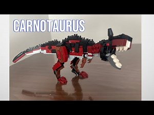 Lego Jurassic World Carnotaurus Tutorial (100 Subscriber Special)
