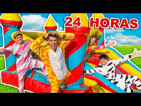 24 HOURS IN THE INFLATABLE CASTLE