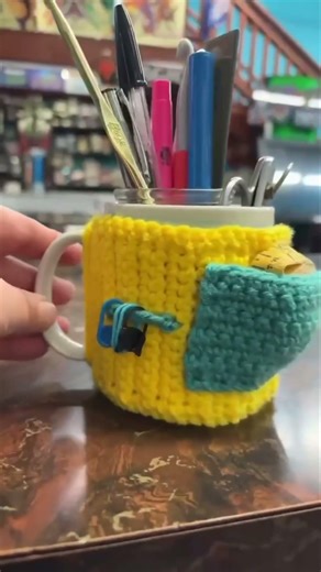 Mug Caddy Crochet Project with Local Yarny Friend #crochet