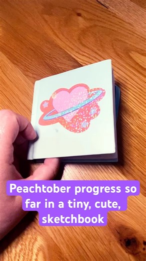 October art challenge progress mini sketchbook tour #drawing #sketchbook #sketchbooktour