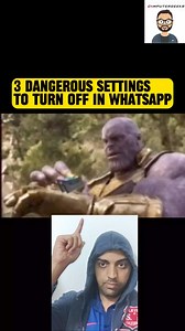 3 Dangerous WhatsApp Settings to Turn OFF 📵 1. Limit media visibility a. Open WhatsApp on your phone b. Click on the profile picture of the friend who sends a lot of photos and videos c. Click on the "i" icon to view their profile information d. Scroll down to "Media visibility" and click on it e. Select "No" to limit the media visibility of that contact f. Repeat the process for all contacts whose media visibility you want to limit 2. Hide "Last seen" and "Online" status a. Click on the three 