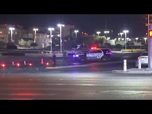 Pedestrian fighting for life after crash near Las Vegas airport
