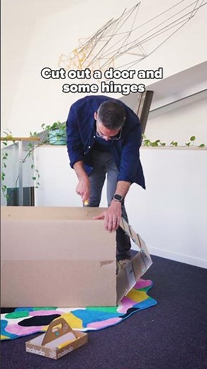 How to Make a Cardboard House - Tutorial