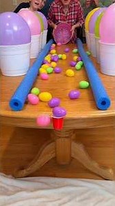 Egg Roll Tiny Cup🥚🐰#games #partygames #family #holiday #easter