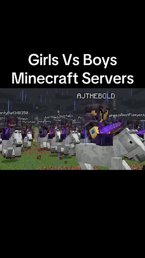 Girls vs Boys: A Minecraft Server Showdown