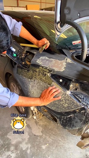 App a thin layer of polyester fiberglass on quarter nicely looks too good so please like share my videos and follow me thanks 🥰🌸🌺🌸🥰 #art #artist #ad #amazing #automobile #automaion #automatic #reelsfypシ #repaireveryday #cars #trucks #car #carrepair #autorepair #ararautozoneas | Arar auto zone as