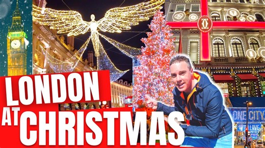 I explore London's sparkling Christmas lights