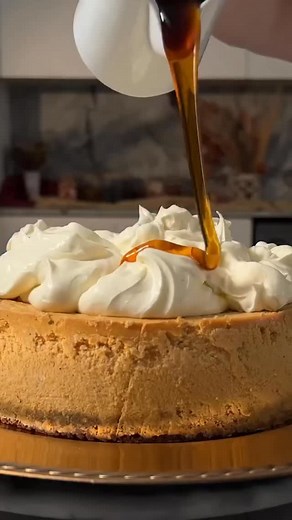 Because, of course, we’re making pumpkin cheesecake this month, and you should too. 😋 ~ Ingredients: Butter -melted (plus extra for greasing the tin) 80 grams ginger biscuits 275 grams full-fat soft cheese 800 grams can pumpkin purée 425 grams light brown soft sugar 250 grams plain flour 50 grams pumpkin spice 1 tablespoon | Tastemade