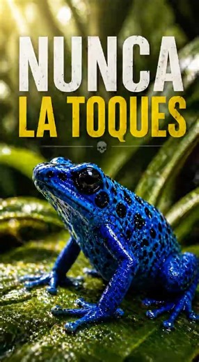 The tiny DEADLY FROG that PARALYZES HUMANS. #animals #didyouknow #frog #nature