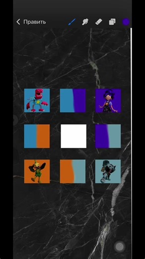 Poppy playtime Digital Color mixing #poppyplaytime #colormixing #procreate #huggywuggy