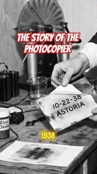 The Story Of The Photocopier #history #machine #inventions
