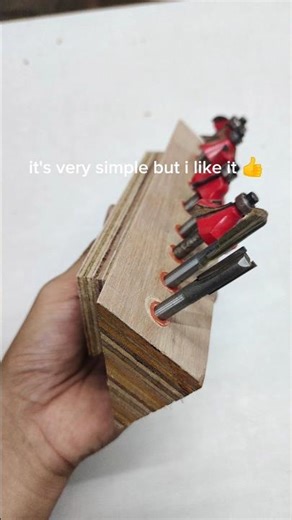 DIY router bits storage, very simple #shorts #diy