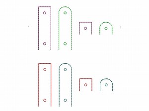 Key Fob Snap Tab Machine Embroidery Design – Set of 8 Patterns (instant Download) - Etsy