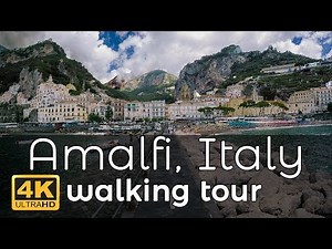 Amalfi, Italy Walking Tour in 4K