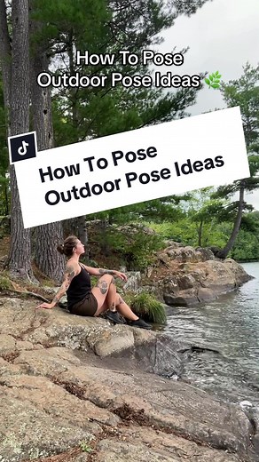 Let’s escape to the woods for todays how to pose video! These outdoor pose ideas can be done at the beach, alongside a lake, in the woods, etc ✨🌿 #outdoorpose #poseideas #poseideasforinstagram #posingtips #howtopose #beachpose