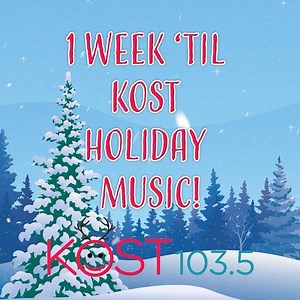 13K views · 500 reactions | 1 week until Holiday music on KOST begins!!! ✨ Are you ready? Special Guest @gwenstefani will join us to make the flip!! ❤️ Click the link in our bio to enter to win your way in to our Holiday Kick off party on 11/9! | KOST 103.5 | Facebook