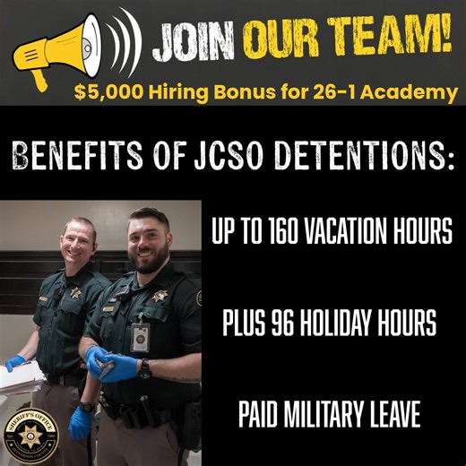 68 reactions · 15 comments | We’re Hiring Detention Deputy Sheriff...