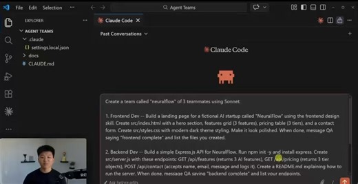 this 16-min video course teaches you how to set up your own agent-dev team.it’s free. zero coding. just watch, copy the prompts and deploy.and just like that, you’ll have:• a frontend dev• a backend dev• a QA agentall working for you, ready to build anything.
