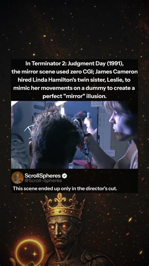 The "Mirror" Illusion in Terminator 2 (1991)