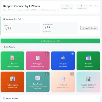 FREE - Student Behavior Documentation - Tracking - Parent Communication App