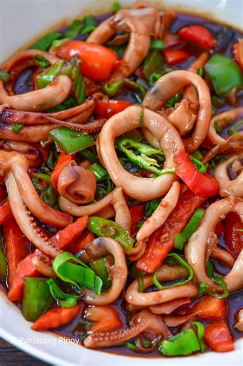 Squid Stir-Fry in Oyster Sauce
