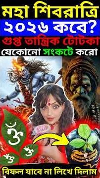 shivratri 2026 l shivratri 2026 date and time l Maha shivaratri 2026 শিবরাত্রি 2026#shorts #video