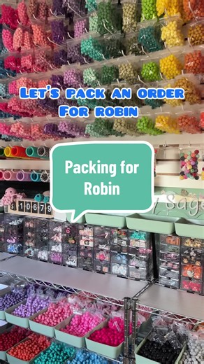 Focal beads are used for crafting cute handmade accessories! They can be used to make beaded keychains, pens, wristlets, car charms and more!! Thank you so much Robin!! I hope you love them! 📦💚 #focalbeads #diycrafts #packingwithme #packingasmr #smallbusinessideas