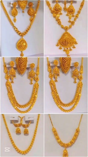 lightweight gold necklace set 2025 #gold #goldnecklace2025 #goldjewellery #shorts #trend