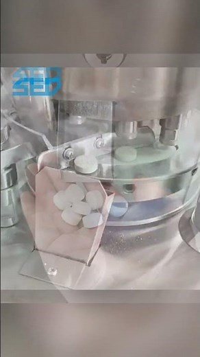 #shorts How an Industrial Tablet Press Works | Continuous Tablet Manufacturing Demo (SED PHARMA)