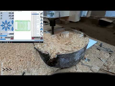 Estlcam 3D Milling | Bottle Bowl | with Wood Milling | Video Series Estlcam Features