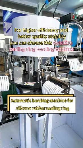 Silicone Rubber Sealing O-ring bonding machine.#Siliconerubbersealing ringbondingmachine #Rubberring