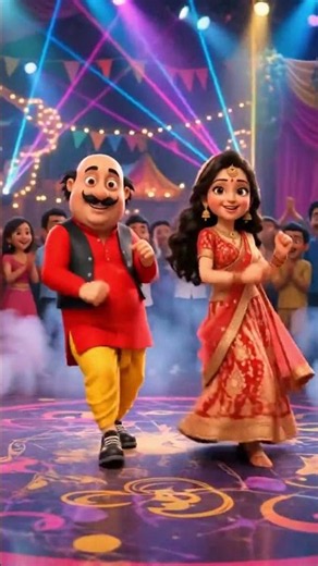 Motu and Zolekha Dance Jodi Bou Sajo Go Funny Bengali Cartoon Wedding Dance 2026 #banglacartoon