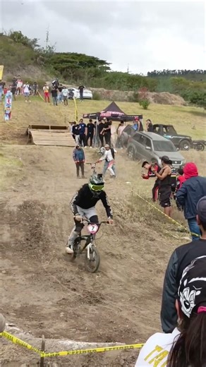 Multiple Riders Wipe Out on the Bike Ramp