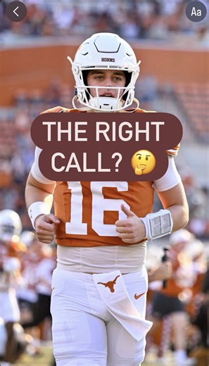 Did Arch Manning make the right decision staying at Texas and forgoing the NFL Draft? #nfl #texaslonghorns #hookem