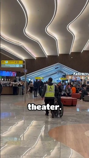 The Airport That Has a Giant Indoor Waterfall
