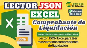 ✨Lector JSON Excel Comprobantes de Liquidación: es una herramienta...