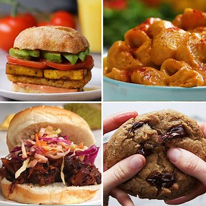8.9M views · 20K reactions | 4 Easy Recipes To Help You Go Vegan - Going vegan may seem hard, but these will make the transition easier  FULL RECIPES: https://tasty.co/compilation/4-easy-recipes-to-help-you-go-vegan | Tasty Vegetarian | Facebook