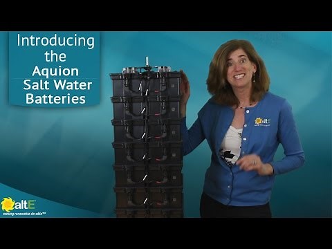 Aquion Energy Salt Water Batteries