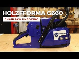 Unboxing Holzfforma G660 Chainsaw (Stihl clone) and first pulls