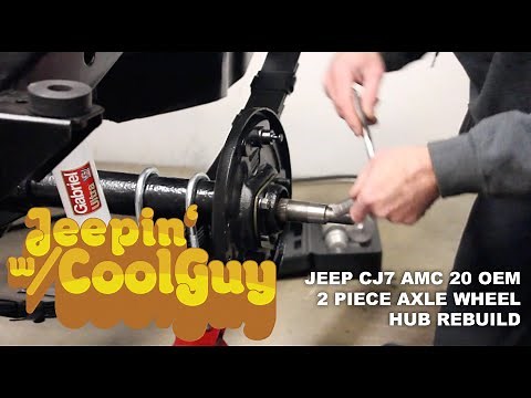 Jeep CJ7 AMC 20 Wheel Hub Installation