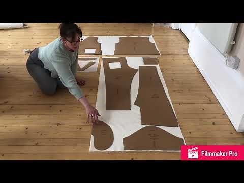 NHS Scrubs ‘How To’ Tutorial. STAGE 1 - LAY PLAN AND CUTTING