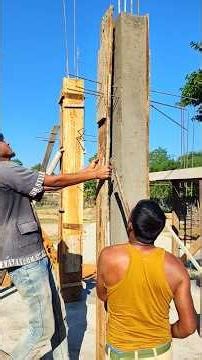 removing column side shuttering step by step #construction