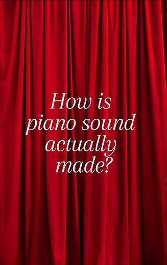 How Piano Sound Is Made 🎹 | Inside the Piano Explained